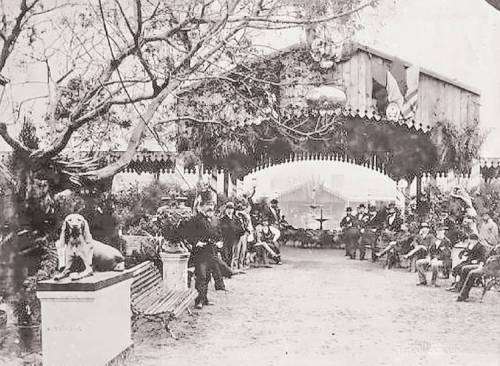 Exposición Rural en el Jardín de La Florida (1875)